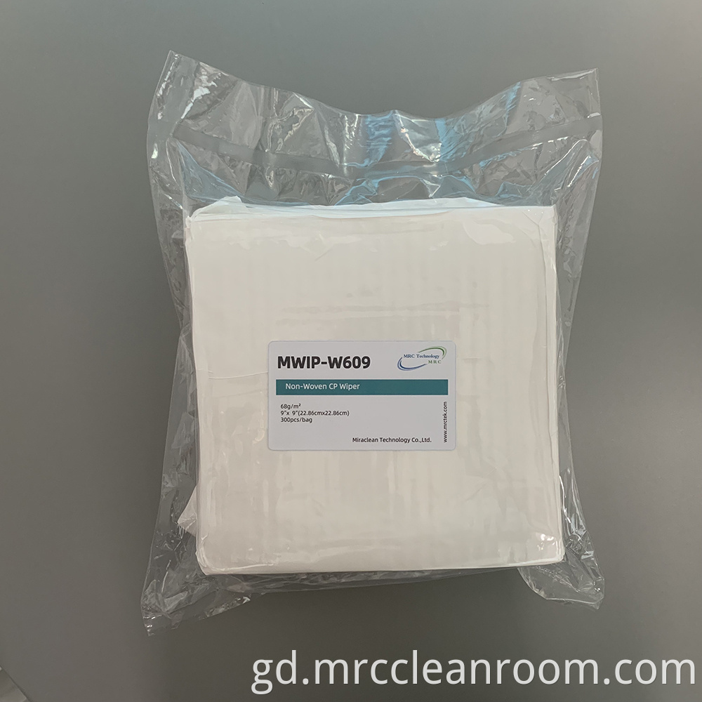 White Cellulose Polyester Wipes